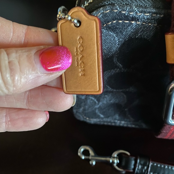 Coach Kira Convertible Denim Crossbody Wristlet HTF - Picture 3 of 16